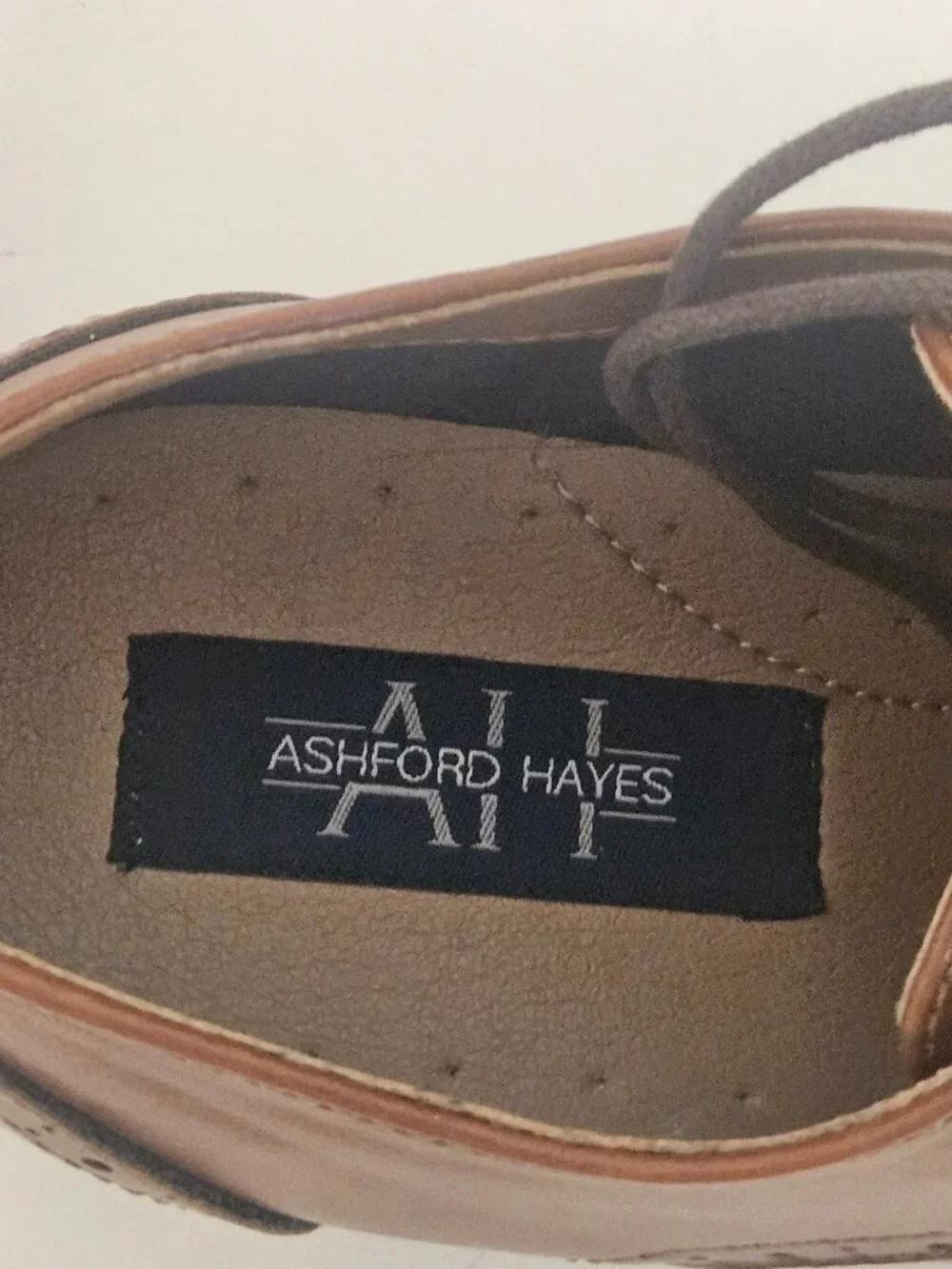 Ashford Hayes Classic Brown Leather Kids Dress Oxfords Size 6